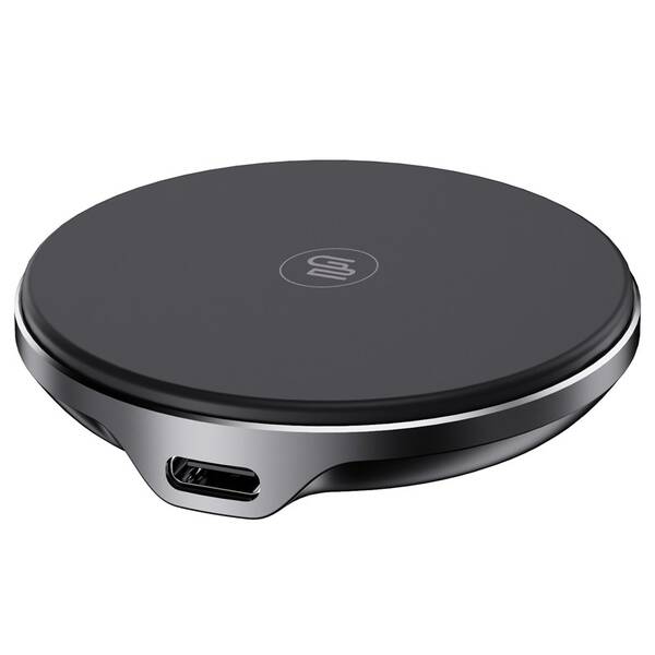 Bezdrátová nabíječka GoGEN MagSafe, Qi2, 15W černá/šedá

