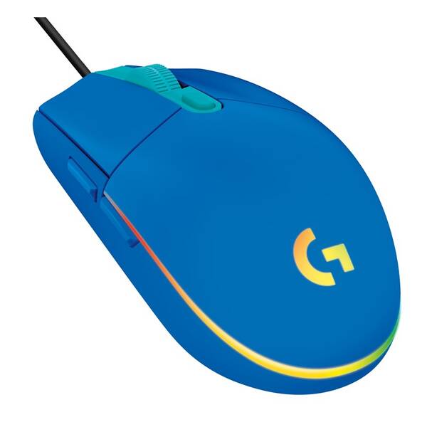 Myš Logitech G102 Lightsync modrá barva

