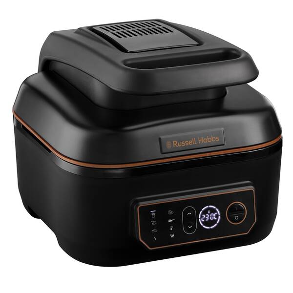 Multifunkční hrnec RUSSELL HOBBS 26520-56 SatisFry Air&Grill Multi, 5,5 l černý

