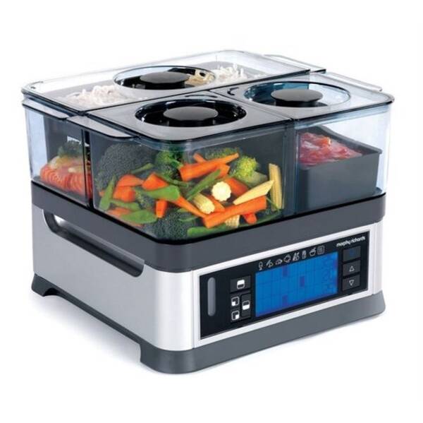 Hrnec parní Morphy Richards MR-48780 šedý/nerez/průhledný

