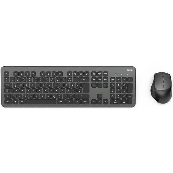 Klávesnice s myší Hama KMW-700 CZ/SK černá


