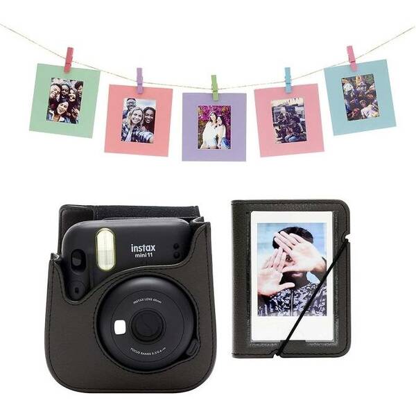 Instantní fotoaparát Fujifilm Instax mini 11 Dárkové balení šedý

