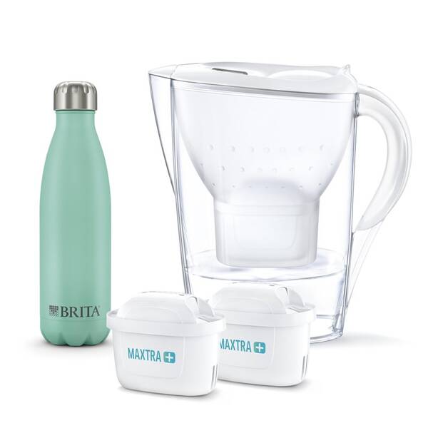 Filtrační konvice BRITA 2,4 l + 2x filtr + termoláhev 

