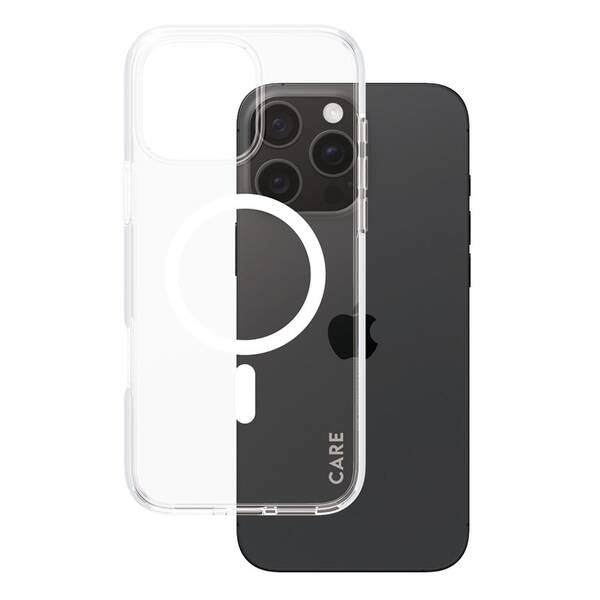 Kryt na mobil PanzerGlass CARE Urban Combat MagSafe na Apple iPhone 16 Pro Max bílý/průhledný

