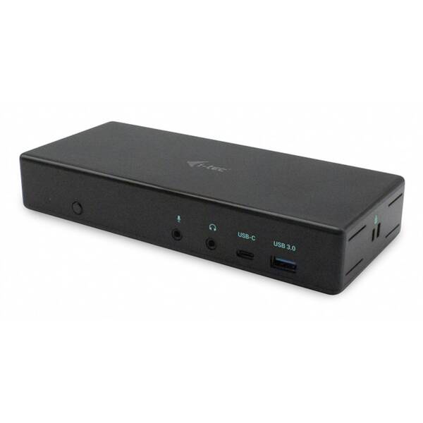 Dokovací stanice i-tec USB-C Quattro Display, PD 85 W černá

