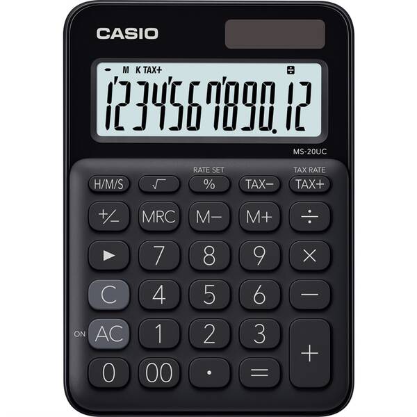 Kalkulačka Casio MS 20 UC BK černá

