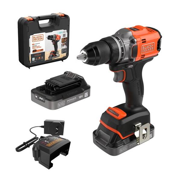 Vrtací šroubovák Black-Decker BLD682D2XK-QW (s baterií) 

