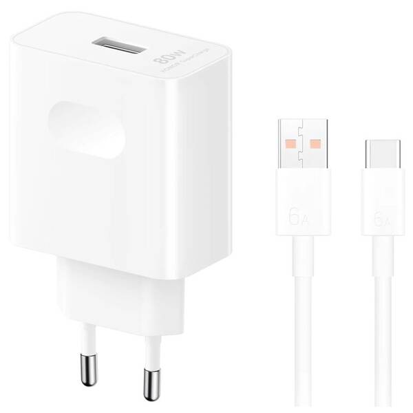 Nabíječka do sítě HONOR SuperCharge Switching (max 80W) bílá

