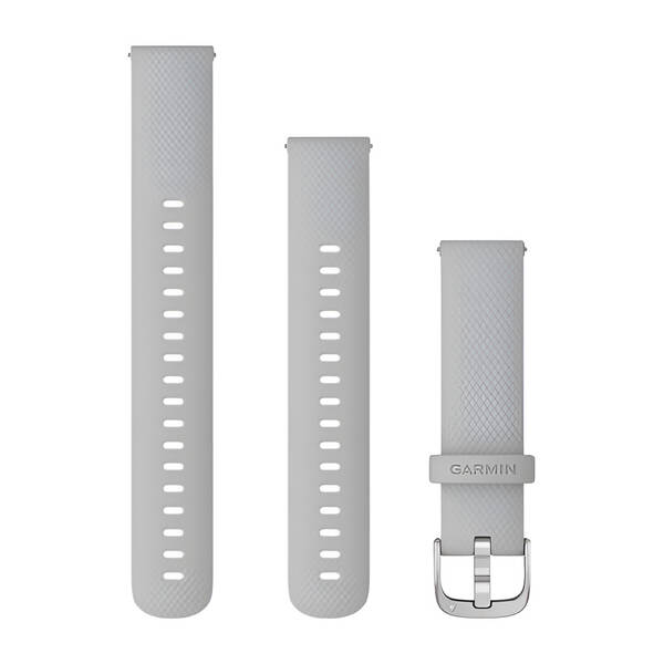 Řemínek Garmin Quick Release (18 mm), silikonový šedý

