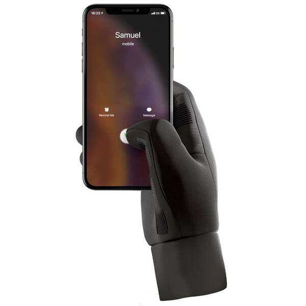 Rukavice MUJJO Touchscreen Gloves dotykové - velikost L černé


