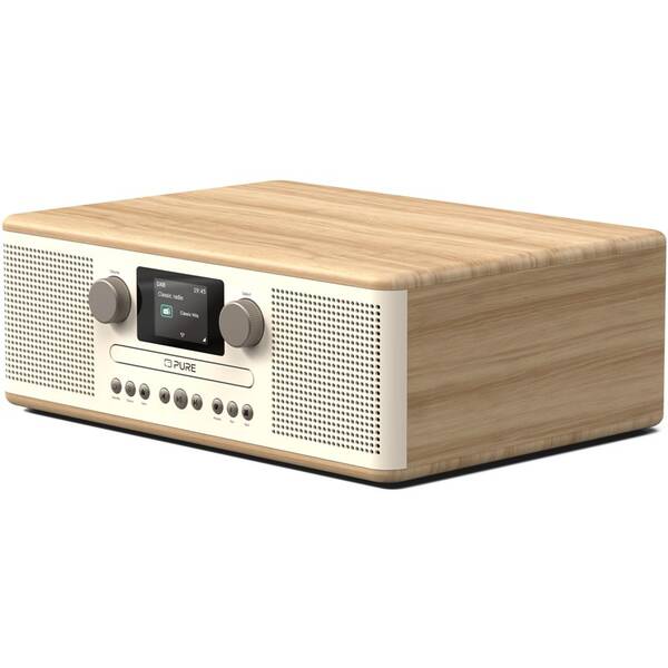 Radiopřijímač s DAB+ Pure Classic C-D6 bílý/hnědý


