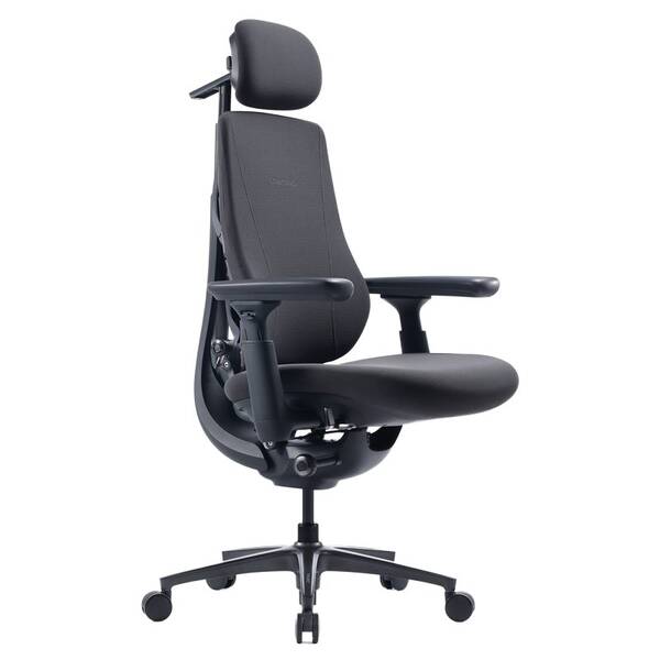 Ergonomická židle LiberNovo Maxis Manual Graphite 52 cm grafitová

