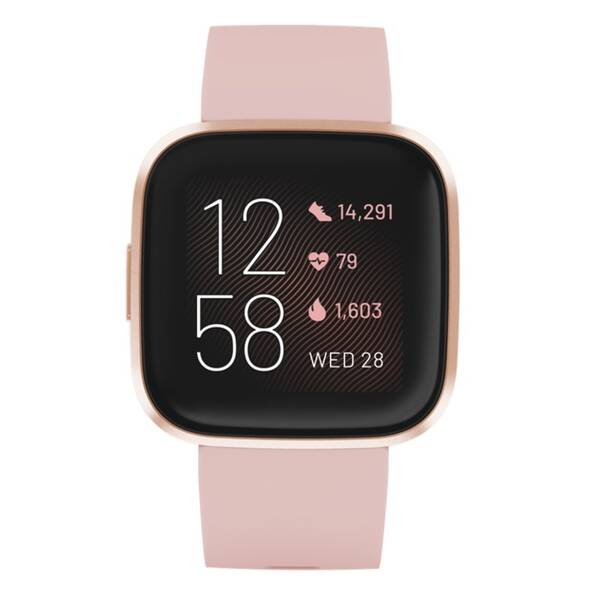 Chytré hodinky Fitbit Versa 2 (NFC) - Petal/Copper Rose 

