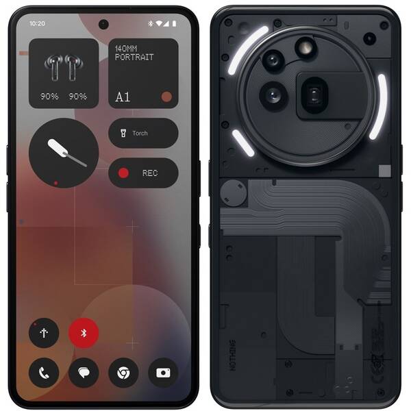 Mobilní telefon Nothing Phone (3a) Pro 12 GB / 256 GB černá barva
