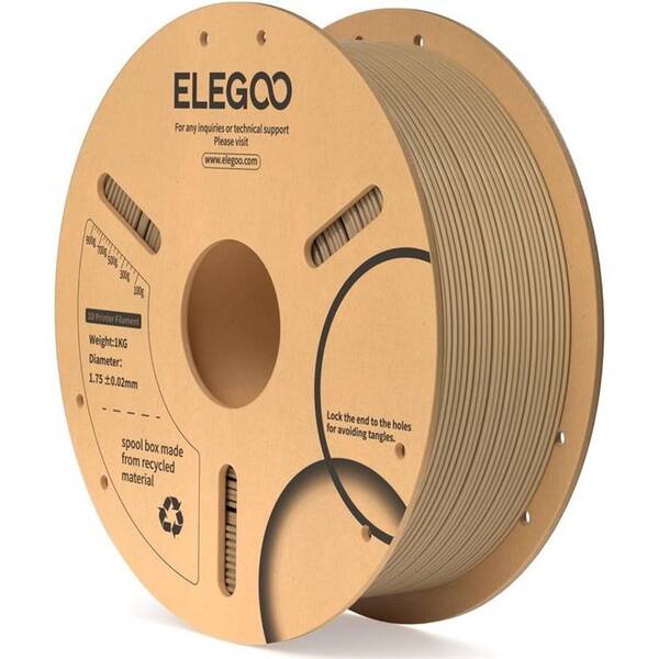 Filament Elegoo PLA 1,75mm hnědý

