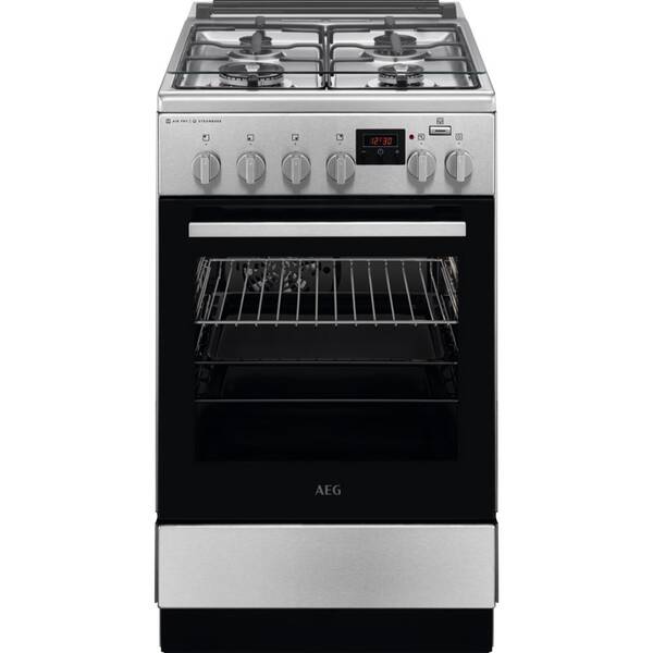 Kombinovaný sporák AEG CKB56480BM nerez

