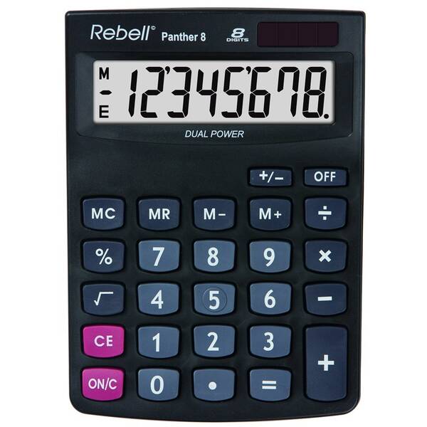 Kalkulačka Rebell RE-PANTHER 8 BX černá

