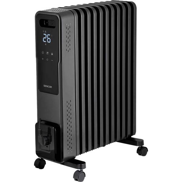 Olejový radiátor Sencor SOH 8211GY černý

