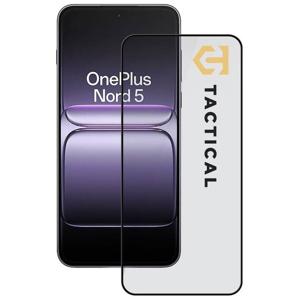 Tvrzené sklo Tactical Glass Shield 5D na OnePlus Nord 5 černé

