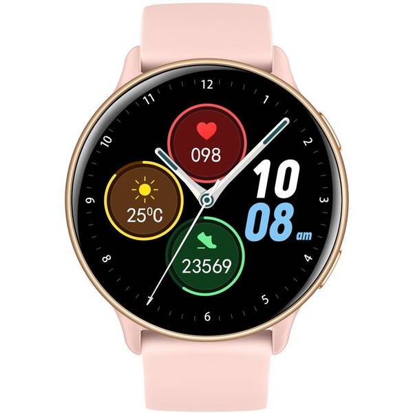 Chytré hodinky Carneo GTR Active HR+ růžové/zlaté

