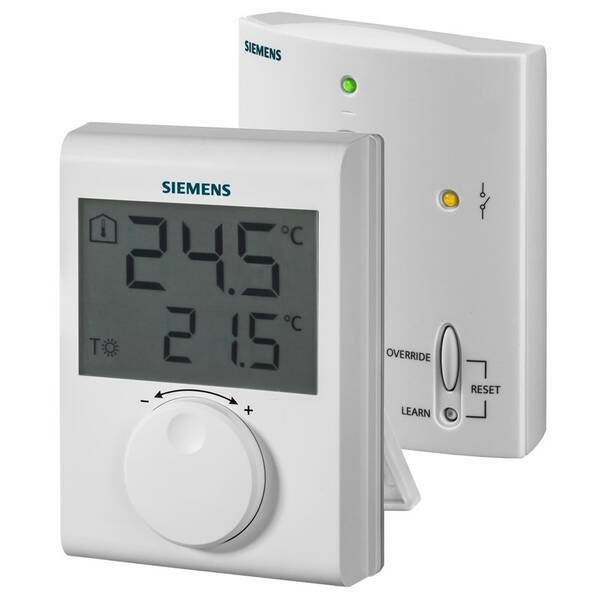 Termostat Siemens bezdrátový digitální prostorový, s kolečkem 

