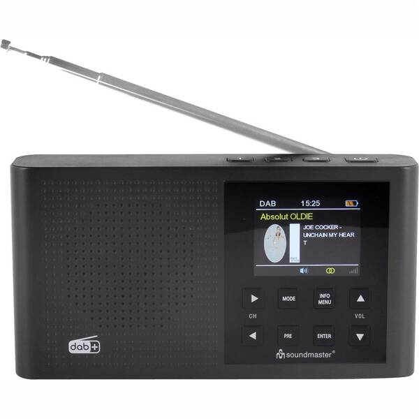 Radiopřijímač s DAB+ Soundmaster DAB165SW černý

