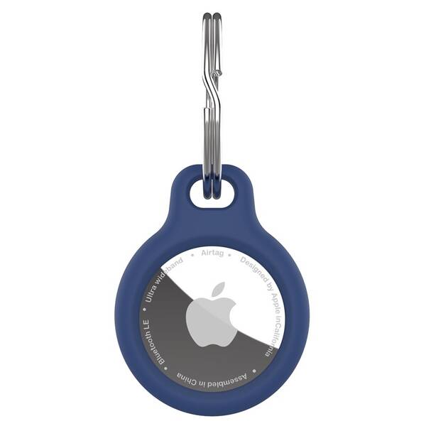 Pouzdro FIXED Silky pro Apple AirTag modré


