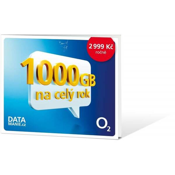 SIM karta O2 na 1 rok 1000 GB 
 SIM karta O2 na 1 rok 1000 GB