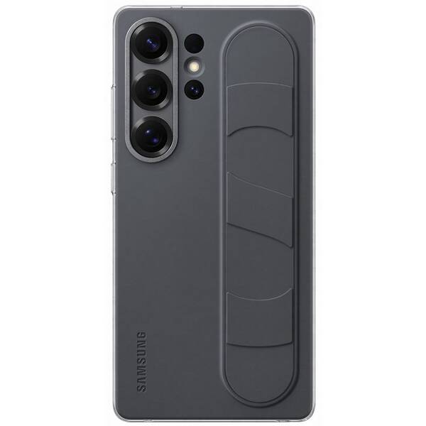 Kryt na mobil Samsung Standing Grip s poutkem na Galaxy S25 Ultra černý


