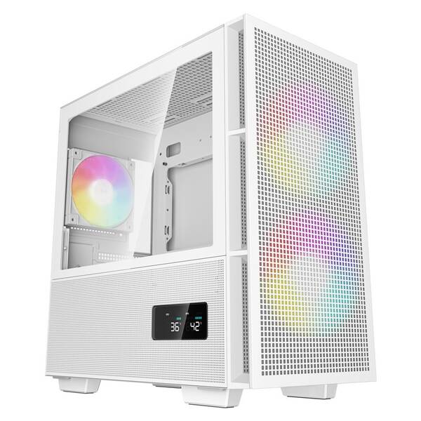 Case DeepCool CH360 DIGITAL bílá

