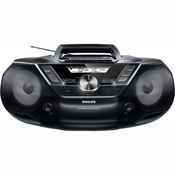 Radiomagnetofon s CD Philips AZ787 černý

