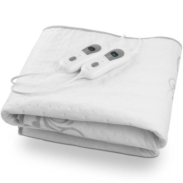 Vyhřívací deka Lanaform Heating Blanket S2 šedá/bílá

