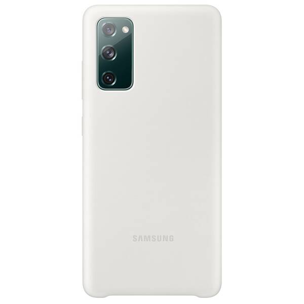 Kryt na mobil Samsung Silicone Cover na Galaxy S20 FE bílý

