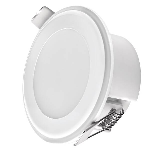 Vestavné svítidlo EMOS Extensio, kruh, 5,5W, neutrální bílá, 2v1 bílé

