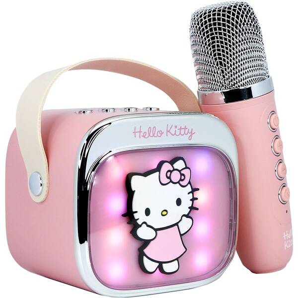 Přenosný reproduktor OTL Technologies Hello Kitty PopSing růžový

