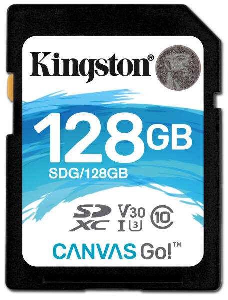 Paměťová karta Kingston SDXC 128GB UHS-I U3 (90R/45W) 

