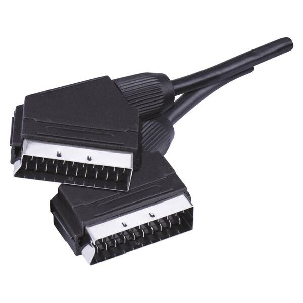 Kabel EMOS SCART, 1m černý

