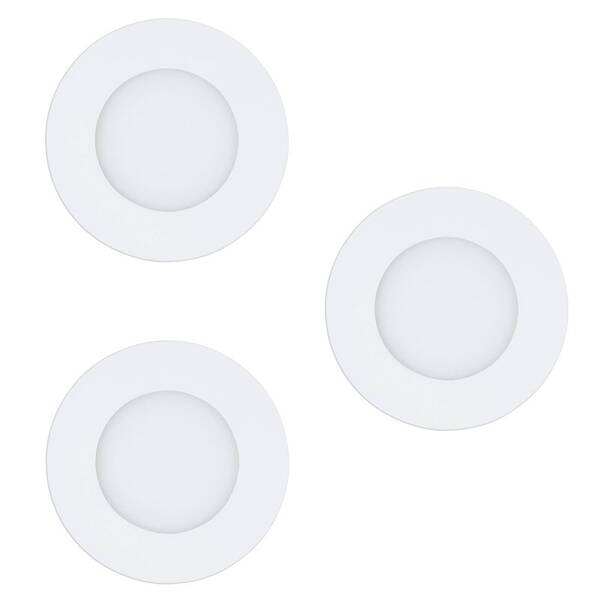 Vestavné svítidlo Eglo Fueva-Z, kruh, 8,5 cm, 3 ks bílé

