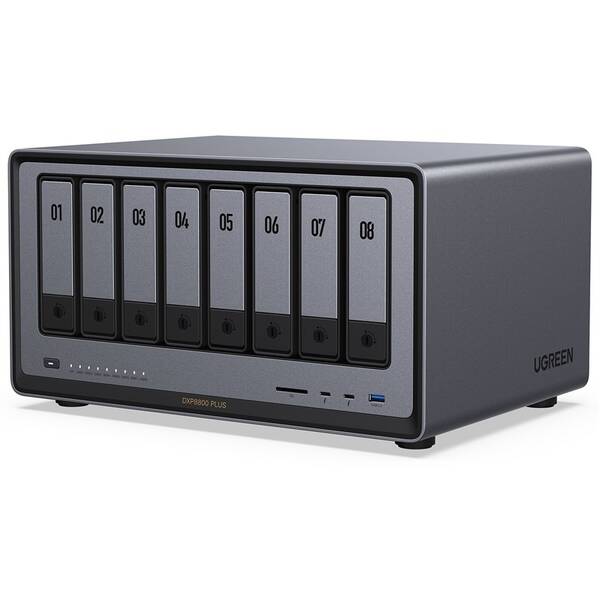 Datové úložiště (NAS) UGREEN NASync DXP8800 Plus šedé

