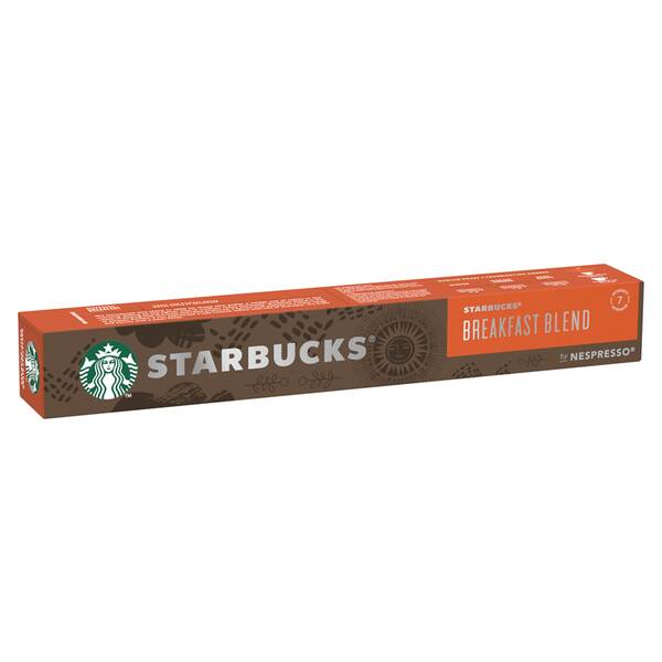 Kapsle pro espressa Starbucks Breakfast Blend by NESPRESSO® Medium Roast 10 Caps 


