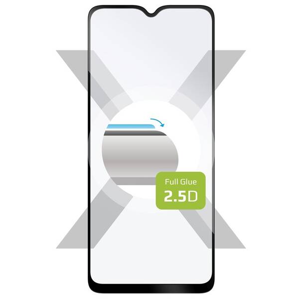 Tvrzené sklo FIXED Full-Cover na Samsung Galaxy A03 černé

