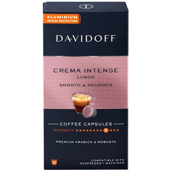 Kapsle pro espressa Davidoff Café Crema Intense 55 g Lungo (10 ks) 

