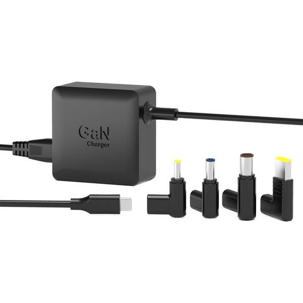 Napájecí adaptér PORT CONNECT GaN2 65 W, LENOVO černý

