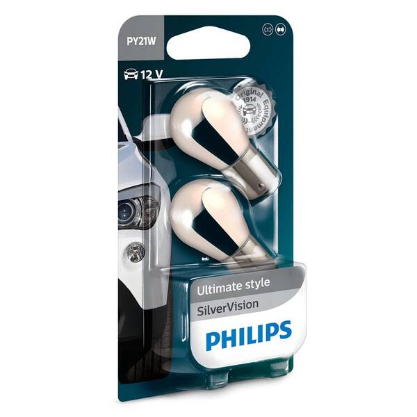 Autožárovka Philips SilverVision PY21W (2 ks) 

