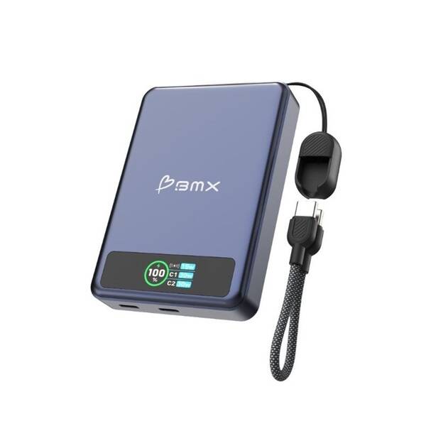 Powerbanka BMX SolidSafe™ 10K Solid-State magnetická modrá

