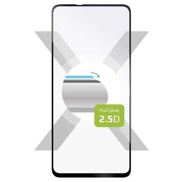 Tvrzené sklo FIXED Full-Cover na Xiaomi Redmi Note 9 černé

