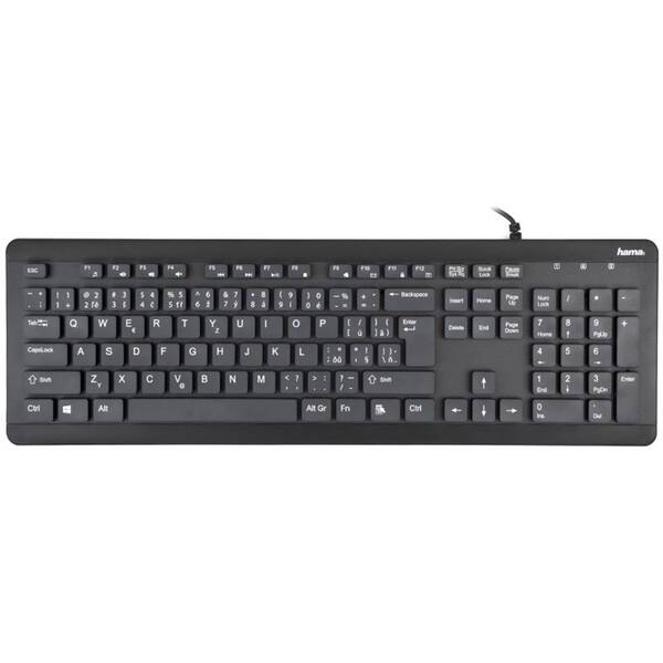 Klávesnice Hama KC-600, CZ/SK černá

