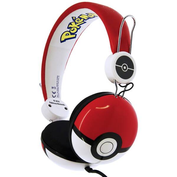 Sluchátka OTL Technologies Pokémon Pokeball Tween Dome červená


