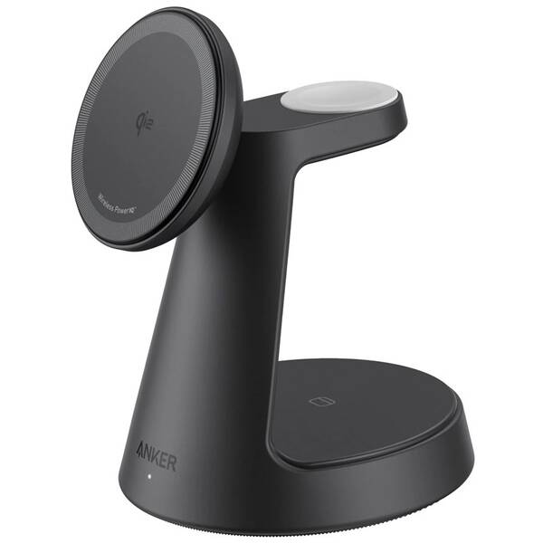 Bezdrátová nabíječka Anker MagGo 3v1 Dock Stand 15W černá

