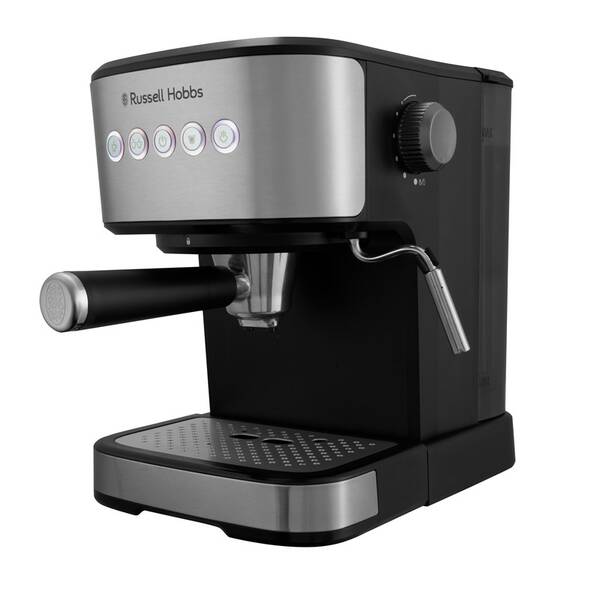 Pákový kávovar RUSSELL HOBBS Heaton 28700-56 černý/nerez

